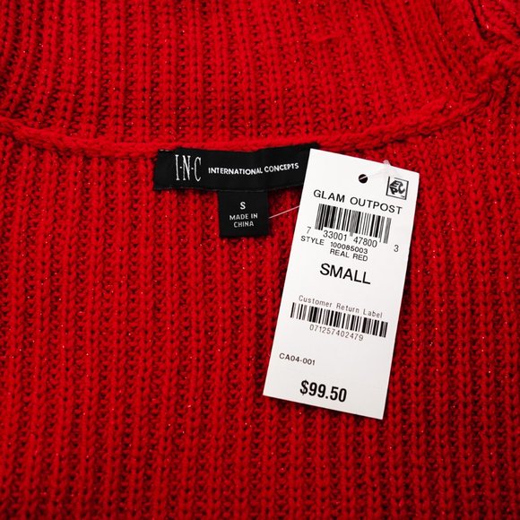 INC International Concepts Embellished Pullover, Small - Picture 4 of 5